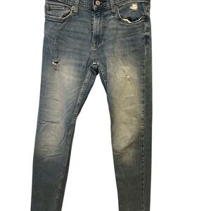 Men’s Hollister Sz 28 X 32 Jeans Epic Flex Skinny Distressed Jeans